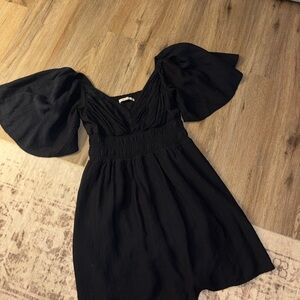 abercrombie dress with angel wing sleeves